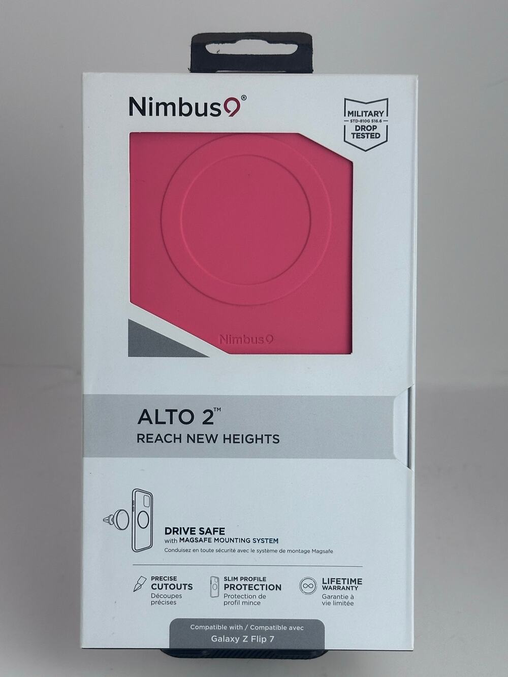 Nimbus9 Alto 2 Silicone Galaxy Z Flip 7 Red MagSafe Case NWT MSRP: $45.00